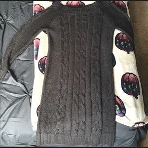 NEW BLACK SWEATER DRESS